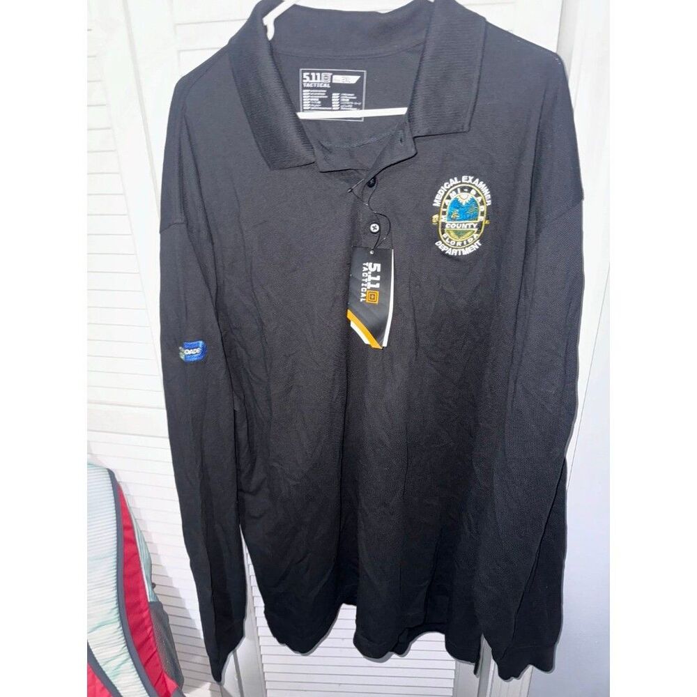Miami Dade county medicalexaminers office long sleeve shirt XXL 5.11 brand B37